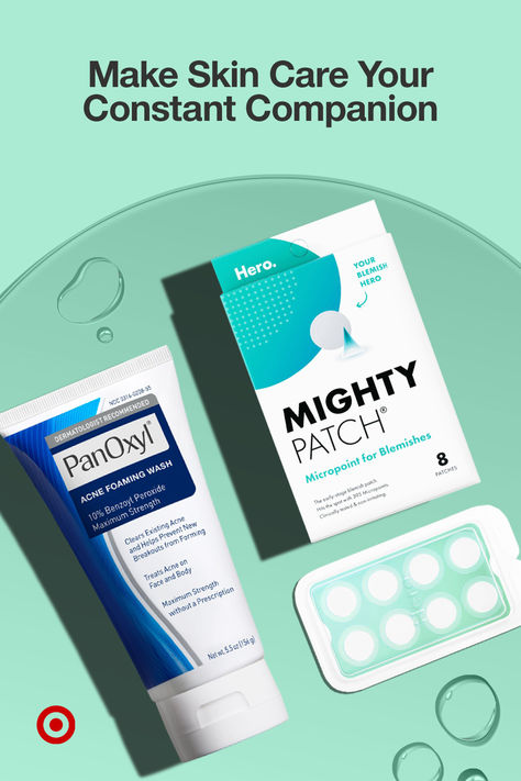 Give your skin the ultimate care with skin care essentials from Hero Cosmetics & PanOxyl. Find them at Target. Action Poster, Caesar Chicken, Benzoyl Peroxide, Bath And Body Care, Dermatologist Recommended, Girl Tips, How To Treat Acne, Skin Care Essentials, Ad Design