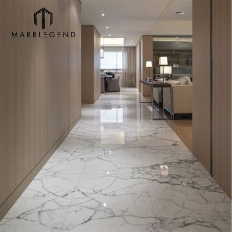 Calacatta Marble Floor, Italian Marble Flooring, Marble Flooring Design, Calacatta Gold Marble, Marble Home, Stone Panels, Marble Flooring, Kitchen And Bath Design, Dream Bathrooms