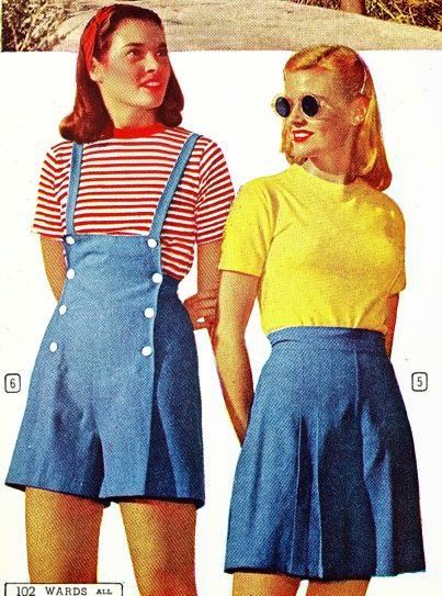 what-i-found: Summer Fashion 1945! 1945 Fashion, 1970s Summer Fashion, 70s Summer Fashion, Summer Vintage Outfits, 40s Outfits, 1940s Fashion Women, Fashion 40s, Decades Fashion, 1950s Fashion Women