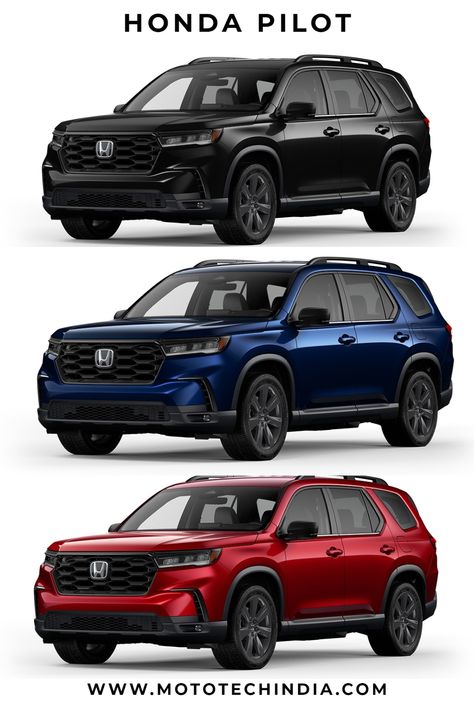 2024 Honda Pilot Colors 2024 Honda Pilot, Honda Pilot 2024, Honda Pilot 2023, Escalade Car, Pilot Car, Cars Images, Mom Car, Modern Cars, Toyota Sequoia