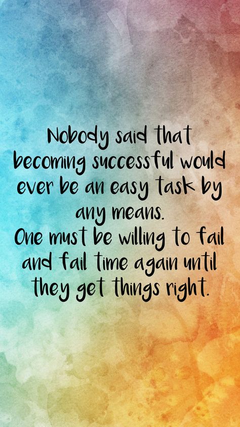 In Order To Succeed You Must Fail, Becoming Successful, Motivation App, Words Of Affirmation, You Tried, Fails, You Must, Brain, Affirmations