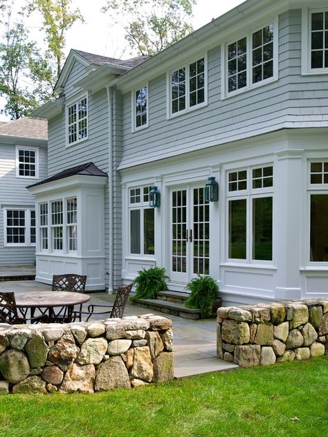 Traditional Box Bay Window Design, Pictures, Remodel, Decor and Ideas - page 4 Bay Window Ideas Exterior, Window Bump Out, Box Bay Window, Bay Window Design, Bump Out, Stone Exterior, Addition Ideas, House Facade, Traditional Colonial