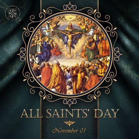 Happy All Saints Day Catholic, All Saints Day Pubmat, All Saints Day Poster, All Saints Day Images, Padre Pio Novena, Pubmats Ideas, 2024 Lifestyle, Pubmat Ideas, Saint Feast Days