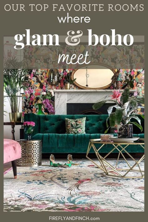 Colorful Eclectic Living Room, Wendy Morrison, Boho Glam Home, Maximalist Living Room, Silk Background, Eclectic Homes, Gold Wall Decor, Eclectic Living Room, Salon Interior Design