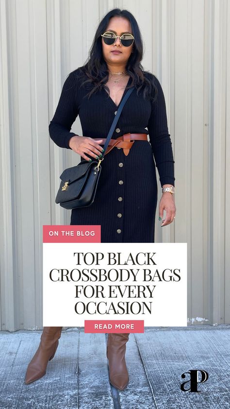 Looking for the best black designer crossbody bags? My latest blog post features a carefully curated selection of the most stylish and functional black crossbody bags on the market. From chic styles to trendy fashion embellished styles, I’ve got you covered. Don't miss out on this must-read post! Click the link to read today! Black Crossbody Bag Outfit, Crossbody Bag Outfit, Designer Crossbody Bag, Bag Outfit, Black Crossbody Bag, Chic Party, Designer Crossbody, Designer Crossbody Bags, Best Black