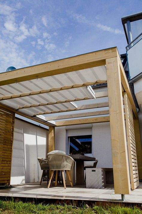 Moderne pergolamodernpergolaterrassenüberdachungholzüberdachungBaldachinmassive Terrasse Pergola Holz Modern, Terrace Roof, House Terrace, Deck Diy, Terrace Garden Design, Abstract Painting Techniques, Diy Deck, Terrace Garden, Urban Garden