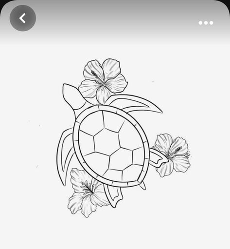 Turtle And Frangipani Tattoo, Frangipani Tattoo, Turtle Tattoos, Sea Turtle Tattoo, Turtle Tattoo Designs, Small Pretty Tattoos, Turtle Tattoo, Pretty Tattoos, Sea Turtle