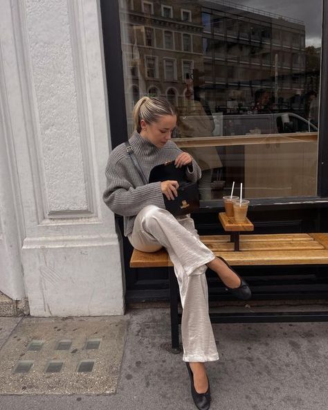 Silk Pants Outfit, Satin Pants Outfit, Minimalism Clothes, Trendy Fits, Coachella Fashion, Smart Outfit, Style Inspiration Spring, Satin Pants, Style Inspiration Fall