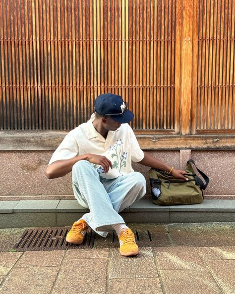 Drew Joiner, Timberland Outfit, Stop And Smell The Flowers, Street Style Outfits Men, Mens Fashion Streetwear, Stylish Mens Outfits, Mens Trends, Streetwear Men Outfits, Fashion Photoshoot