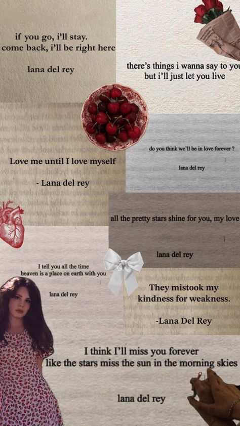 #lanadelrey #cherry #quotes Cherry Quotes, Lana Del Rey Quotes, Lana Del Rey Aesthetic, Rey Aesthetic, Ill Miss You, Music Quotes Lyrics Songs, Pretty Star, Cartoon Character Pictures, Youre Mine