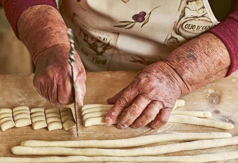 Italian Nonna, Pasta Shop, Handmade Pasta, Cherry Wine, Making Pasta, Italian Traditions, Italian Pasta, Pasta Shapes, British Food