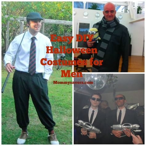 DIY Easy Halloween Costume Ideas for Men Easy Costumes For Men, Easy Halloween Costumes For Men, Guys Costumes, Diy Halloween Costumes For Men, Easy Mens Halloween Costumes, Mens Halloween Costumes Diy, Coolest Costumes, Diy Costumes Men, Easy Halloween Outfit