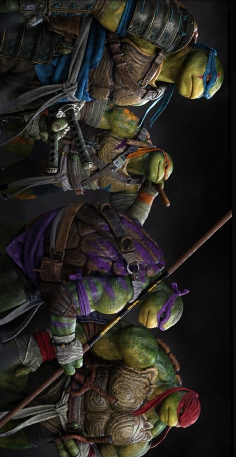 Tmnt Wallpaper, Ninja Wallpaper, Turtle Wallpaper, Leonardo Ninja Turtle, Ninja Turtles Movie, Anime Tutorial, Ninja Turtles Artwork, Tmnt Art, Marvel Artwork