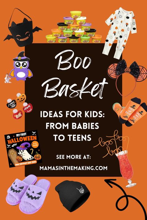 The Best Halloween Boo Basket Ideas Spooky Baskets For Kids, Halloween Boo Basket Ideas, Kids Halloween Songs, Halloween Boo Basket, Boo Basket Ideas, Fall Gift Baskets, Boo Gift, Halloween Gift Baskets, Halloween Costumes To Make