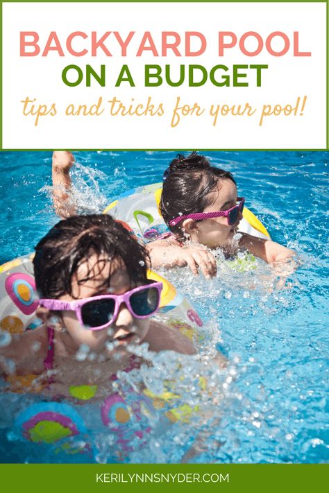 Backyard Pool Tips - Keri Lynn Snyder Summer Camp At Home, Camp At Home, Water Play Activities, Sun Safety, Toddler Schedule, Summer Schedule, Healthy Activities, Summer Preschool, Fun Summer Activities