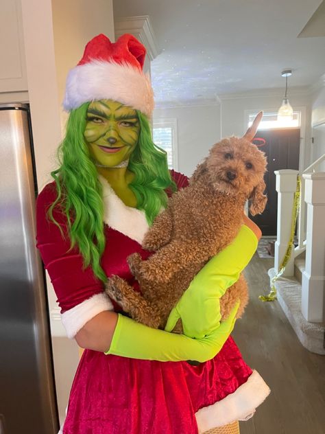 Female Grinch Costume, Grinch Costume Women, Grinch Inspired Outfit, Grinch Halloween Costume, Female Grinch, Grinch Costume, Grinch Halloween, Grinch Costumes, Cosplay For Women