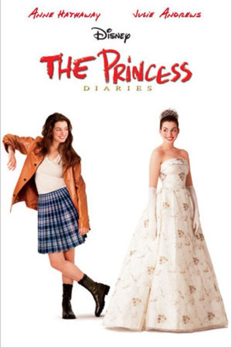 "The Princess Diaries"...Anne Hathaway The Princess Diaries 2001, Princess Diaries 2, Diary Movie, The Princess Diaries, Girly Movies, Julie Andrews, Princess Diaries, Pretty Princess, All Movies