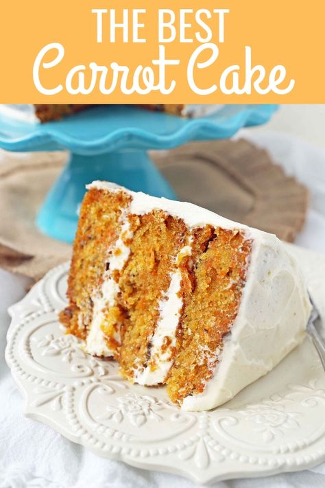 6 Inch Carrot Cake Recipe, Cake With Brown Butter Frosting, Pineapple Carrot Cake, Classic Carrot Cake Recipe, Carrot And Walnut Cake, Carrot Cake With Pineapple, Spiced Cake, Cake Pan Sizes, Modern Honey