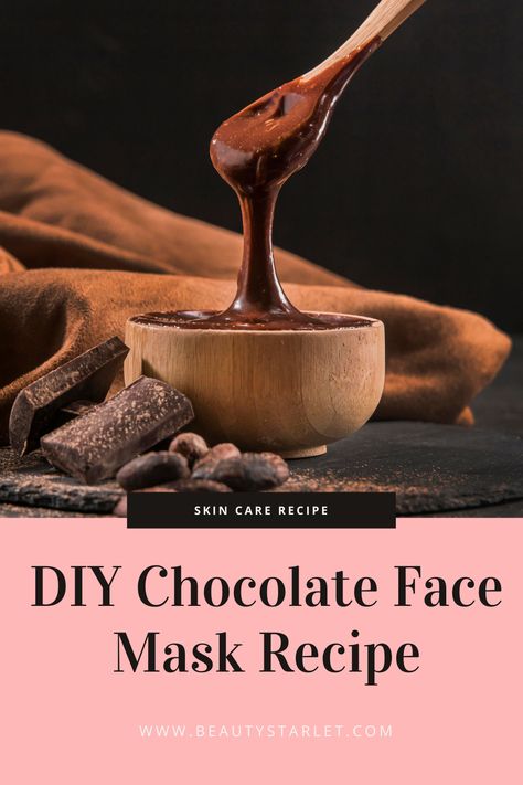 Sick of hearing how chocolate can be bad for you? Well guess what here is a face mask recipe using chocolate that is actually good for your skin. #skin #skincare #diy #recipe #skincarediy #chocolate #skincaretips #beauty Chocolate Spa, Spa Product, Chocolate Face Mask, Skincare Diy, Spa Recipes, Diy Chocolate, Face Mask Recipe, Diy Recipe, Beauty Diy