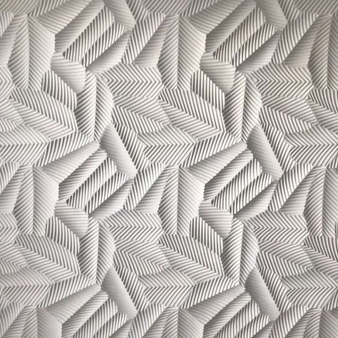 leManoosh I could imagine hand painting and machine quilting a fabric for using on my chair so that it would look like this. Wall Pattern Design, Tv Fal, Wall Pattern, Wall Texture Design, 3d Cnc, Texture Inspiration, Parametric Design, Pattern Texture, 3d Wall Panels