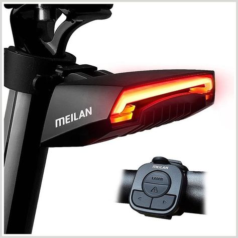 Meilan X5 USB Rechargeable Smart Bike Tail Light Wireless Turning Signal Bike Light Bicycle Rear Light with a Wireless Remote Bike Tail Light, Bicycle Headlight, Cycling Adventures, Bike Light, Bicycle Lights, Bike Lights, Cool Bikes, Toyota Land Cruiser, Bmx