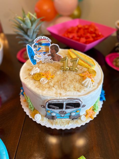 JJ, Outer Banks Birthday Cake Outer Banks, Outer Banks Party Decorations, Outer Banks Cakes Ideas, Obx Outer Banks Cakes, Outerbanks Birthday Cake, Outer Banks Birthday Cake Ideas, Summer Beach Birthday Party Ideas, Jj Maybank Birthday Cake, Tsitp Cake Ideas