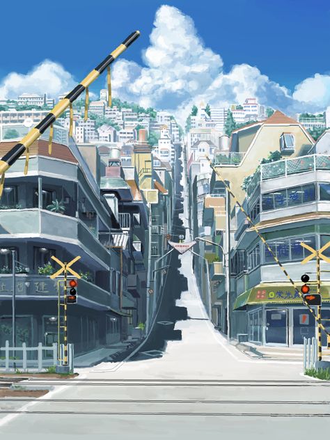 The Girl Who Leapt Through Time, Mamoru Hosoda, Anime City, Film Anime, Ghibli Movies, Environment Concept Art, Retro Art, Scenery Wallpaper, Anime Background