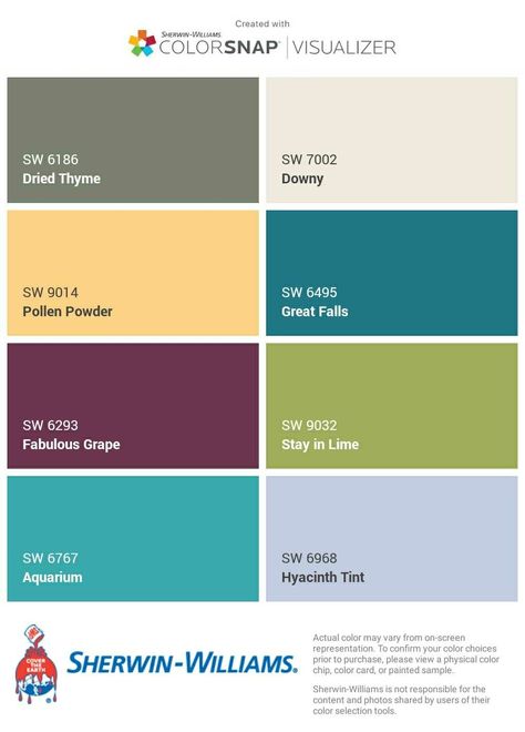 I just created this color palette with the Sherwin-Williams ColorSnap® Visualizer app on my Android phone. What do you think? You can learn more about ColorSnap Visualizer and get it on your phone free by visiting http://www.sherwin-williams.com/colorsnap. Colour Numbers, Color Schemes Colour Palettes, Colour Palettes, Sherwin Williams, Color Card, Exterior Colors, Android Phone, Color Choices, Paint Colors