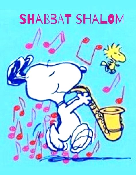 Good Shabbos Funny, Shabbat Shalawam, Happy Birthday Snoopy Images, Bon Sabbat, Jewish Greetings, Peanuts Birthday, Hebrew Prayers, Snoopy Birthday, Birthday Cartoon