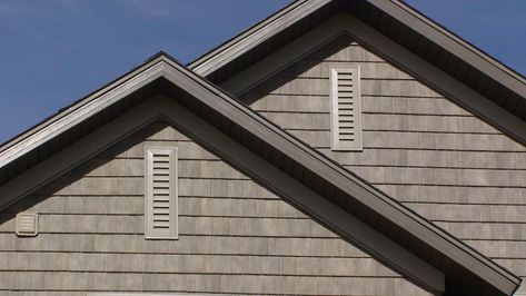 House Vents, Attic Vents, Gable Trim, Gable Vents, Exterior Paint, Curb Appeal, New Construction, House Exterior, House Plans