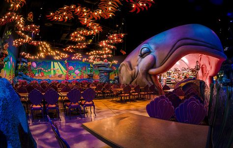 Dine "under the sea" in a Little Mermaid restaurant! #Disney Mermaid Restaurant, Sea Restaurant, Disneyland Restaurants, Disney Tokyo, Disney Tourist Blog, Tokyo Disneysea, Restaurant Themes, Disney World Rides, Tokyo Restaurant