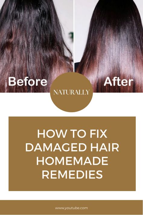 Your Hair From Frizzy And Rough To Straight And Silky at home #ThickerHair #Health One Potato, Damage Hair, Hair Straight, Homemade Remedies, Natural Living, Damaged Hair, Almond Oil, How To Make Your, Home Remedies