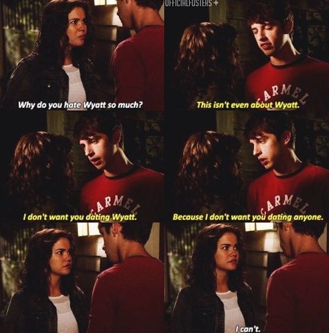 Callie & Brandon |  The Fosters Callie And Wyatt The Fosters, Brandon And Callie, Callie The Fosters, Callie Adams Foster Gif, The Fosters Brandon And Callie, Brandon And Kelly 90210, David Lambert, Foster Cast, The Fosters Tv Show