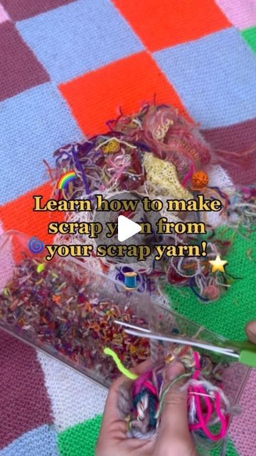 300K views · 28K likes | ॐ Eloise Clarkson on Instagram: "Thankyou a ton for the love on tonight’s fibre drop💌 here’s me experimenting with turning my scraps into wool nep-esque bits and spinning them🧵the skein ended up selling in a mini skein set💖⁣ ⁣  #yarnsscraps #handspunyarn #spinningwheel #trendingmusic #explorepage #crochetersofinstagram #knittersofinstagram #crochetproject #knittingproject" Diy Yarn Spinner, Yarn Spinner, Spinning Yarn, Trending Music, Mini Skein, Yarn Diy, Spinning Wheel, Handspun Yarn, Knitting Projects