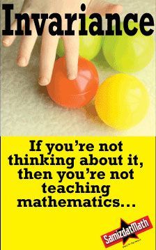 Improve your mathematics teaching in 5 minutes: this article describes the importance of invariance and how you can use it to improve your students conceptual understanding of mathematics! Teaching Mathematics, Middle School Math Classroom, Conceptual Understanding, 7th Grade Math, Teaching High School, High School Math, Math Class, 3rd Grade Math, Middle School Math