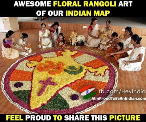 Photo Rangoli With Message, Republic Day Rangoli, Best Rangoli Design, Pookalam Design, Independence Day Special, Rangoli Designs Photos, Indian Independence, Rangoli Simple, Indian Independence Day