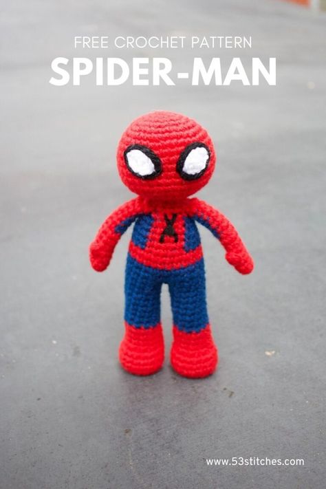 Spider Man Amigurumi Free Pattern, Crochet Spiderman Amigurumi Free Pattern, Crochet Spiderman Eyes, Spider Man Crochet Pattern, Spiderman Crochet Pattern, Amigurumi Marvel, Spiderman Eyes, Baby Blanket Diy, Spiderman Plush