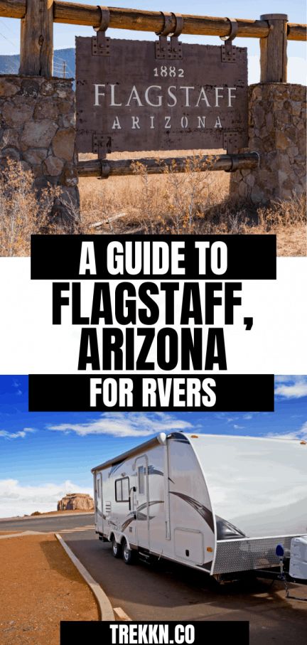 There are so many things to do in Flagstaff, Arizona for RVers, outdoor enthusiasts and those who love a quaint downtown area. In this guide to Flagstaff, you'll find information on RV parks, hiking trails, where to eat and shop in the downtown area and some tips on traveling there in the winter. If this RV destination isn't on your bucket list, it definitely should be! #flagstaff #arizona #downtown #thingstodo Rv Travel Destinations, Best Rv Parks, Things To Do In Arizona, Rv Destination, Northern Arizona University, Travel Arizona, Arizona Vacation, Arizona Road Trip, Rv Parks And Campgrounds