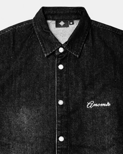 The Denim Work Shirt with Detachable Sleeves - my personal favorite piece from the CTE Collection. Limited to 50 pieces Made of 100% Cotton Oversized Drop Shoulder Fit Detachable Sleeves Custom Logo Push Buttons Logo Chenille Embroidery I designed this one to the exact measurements I personally enjoy wearing. Loose on the arms, slightly snug on the collar. I hope you can feel the care put into this piece. www.anomie.gallery #anomiegallery #streetwear #denimjacket #workshirt Chenille Embroidery, Detachable Sleeves, Work Shirt, Work Shirts, Custom Logo, Custom Logos, Drop Shoulder, I Hope You, Denim Jacket