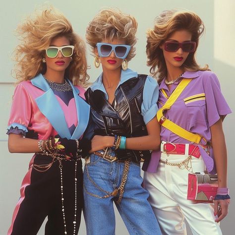 Vintage Moodboard Fashion, Année 80 Aesthetic, 80s Girl Outfits, 1980 Outfit, 1980 Clothing, Eighties Aesthetic, Retro 80s Outfits, 80s Outfits Party, 80 Disco