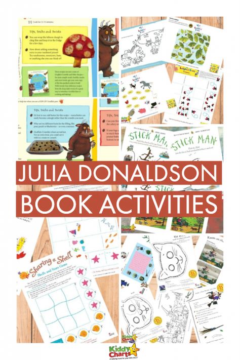 Julia Donaldson book activities - The Gruffalo and more... | Free Printable Reward Charts and other Resources for KidsArtboard 6 Paper Dolls Julia Donaldson Activities, The Gruffalo Activities Year 1, Julia Donaldson Birthday Party, Julia Donaldson Party, Julia Donaldson Activities Eyfs, Julia Donaldson Activities, Sharing A Shell, Gruffalo Activities, Julia Donaldson Books