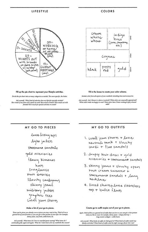 Capsule Wardrobe Worksheet, Capsule Wardrobe Template, Wardrobe Template, Capsule Wardrobe Planner, Planning Worksheet, Wardrobe Planner, Project 333, Outfit Planner, Capsule Closet