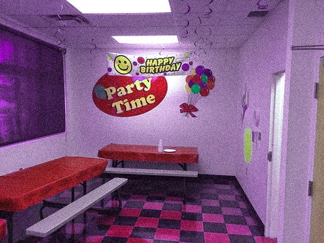 Party Liminal Space, Liminal Space Restaurant, Indoor Playground Aesthetic, Backrooms Birthday, Dreamcore Playground, Weirdcore Places, Dreams Core Aesthetic, Dream Core, Dreamcore Aesthetic