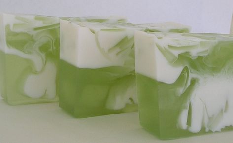 Coconut Lime Verbena Glycerin Soap. One bar - 4.5 to 5 oz This soap is also available in 16 oz and 40 oz loaves. Click the links below for info: https://www.etsy.com/listing/229439088 https://www.etsy.com/listing/162474149 Ingredients: Coconut Oil, Palm Oil, Safflower Oil, Glycerin, Water, Sorbitol, Propylene Glycol, Sorbitan oleate, Oat Protein, Fragrance, color Allow for slight variations in the design as they are made in small batches. Glycerin Soap Recipe, Savon Diy, Soap Melt And Pour, Floral Soap, Soap Craft, Green Soap, Soap Ideas, Natural Soaps, Homemade Soap Recipes