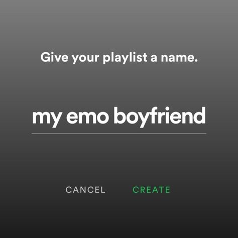 Names For Boyfriend, Emo Boyfriend, Playlist Names, Playlist Names Ideas, Playlist Spotify, My Dream Came True, Just Lyrics, Aesthetic Words, Aesthetic Songs