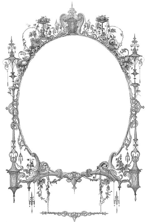 23 Frame Clipart - Fancy and Ornate - The Graphics Fairy Frame Texture, Fancy Frames, Kertas Vintage, Fancy Frame, Molduras Vintage, Frame Image, Vintage Clipart, Victorian Frame, Halloween Frames