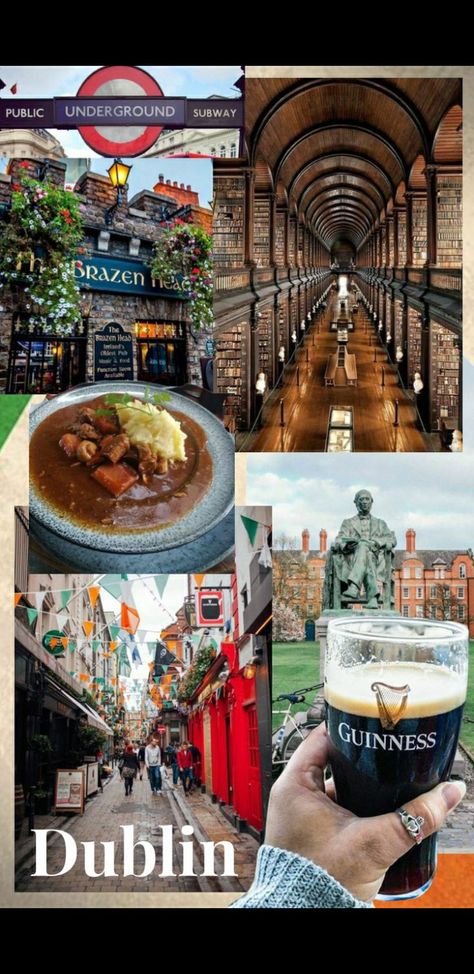 Ireland Vision Board, Ireland Travel Aesthetic, Ireland Moodboard, Ireland Lifestyle, Dublin Ireland Aesthetic, Moodboard Travel, Dublin Christmas, Dublin Aesthetic, Dublin Ireland Photography