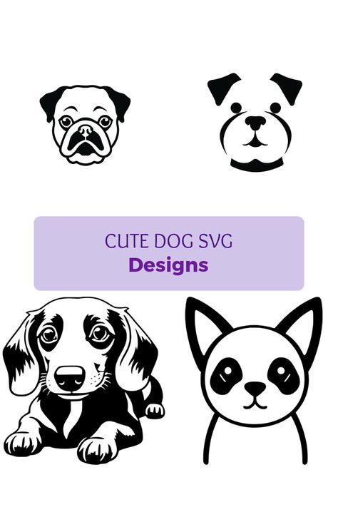 If you love dogs and crafting, you'll be thrilled with our collection of cute dog SVG designs! With a selection of free and premium images featuring everything from pugs to golden retrievers, you can elevate all your DIY projects. Whether you want to create custom shirts, stickers, or decor with a Cricut or Silhouette, these dog cut files make it easy and fun. Take a moment to explore the variety of designs that can bring a personal touch to your crafts. Discover doggy designs that showcase your love for these furry friends! Different Breeds Of Dogs, Dog Paw Prints, Dog Mom Svg, Wedding Wine Glasses, Dog Cuts, Svg Images, Dog Svg, Halloween Scene, Dog Paw Print