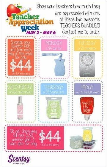 Teacher Appreciation Week gifts by Scentsy! Dianadelarosa.scentsy.us Scentsy Teacher Appreciation Gifts, Scentsy Teacher Gifts, Teacher Appreciation Week Gifts, Teachers Appreciation Week Gifts, Car Bar, Teacher Appreciation Week, End Of Year, Appreciation Gifts, Best Teacher