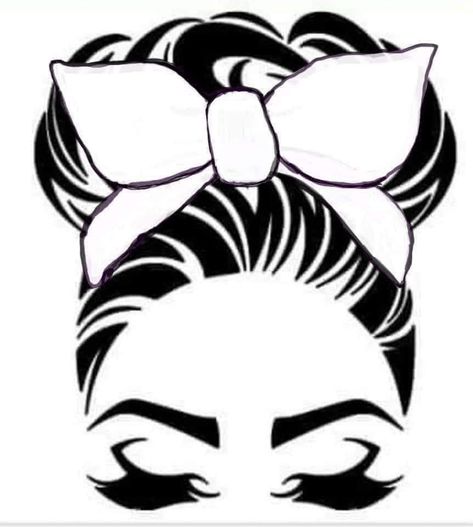 Messy Bun Svg, Idee Cricut, Image Svg, Glam Girl, Cricut Craft Room, Cricut Craft, Diy Cricut, Svg Silhouette, Silhouette Art